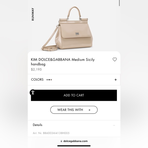 NWT Kim Dolce & Gabbana Medium Sicily Bag - Picture 10 of 11